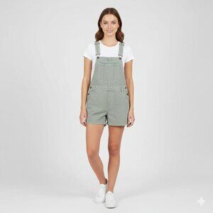 Cotton on green overall shorts jumper size 8